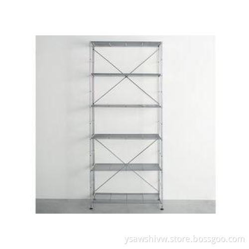 6 Shelf Product Metal Display Stands Racks For Pharmacy / G